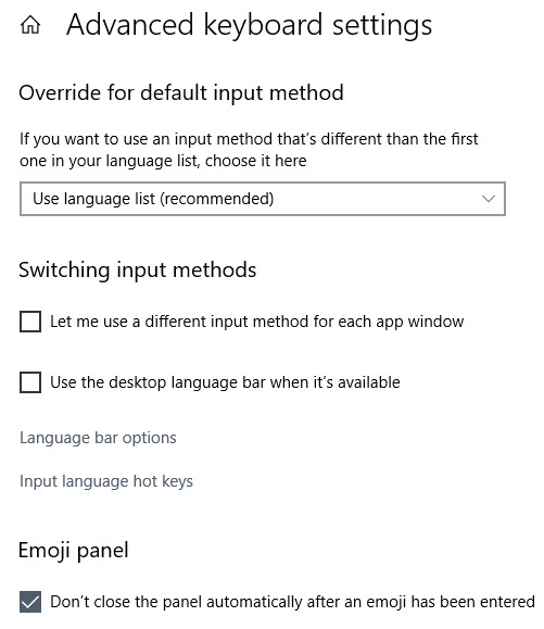 So ändern Sie die Tastatursprache in Windows 10 9