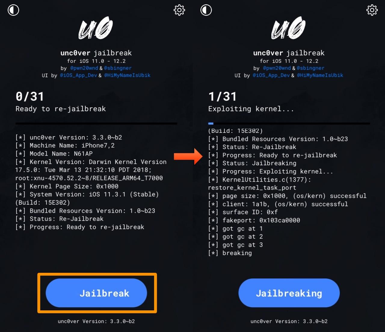 So installieren Sie mit iOS Ninja einen Jailbreak, der ohne Computer noch nie durchgeführt wurde 16