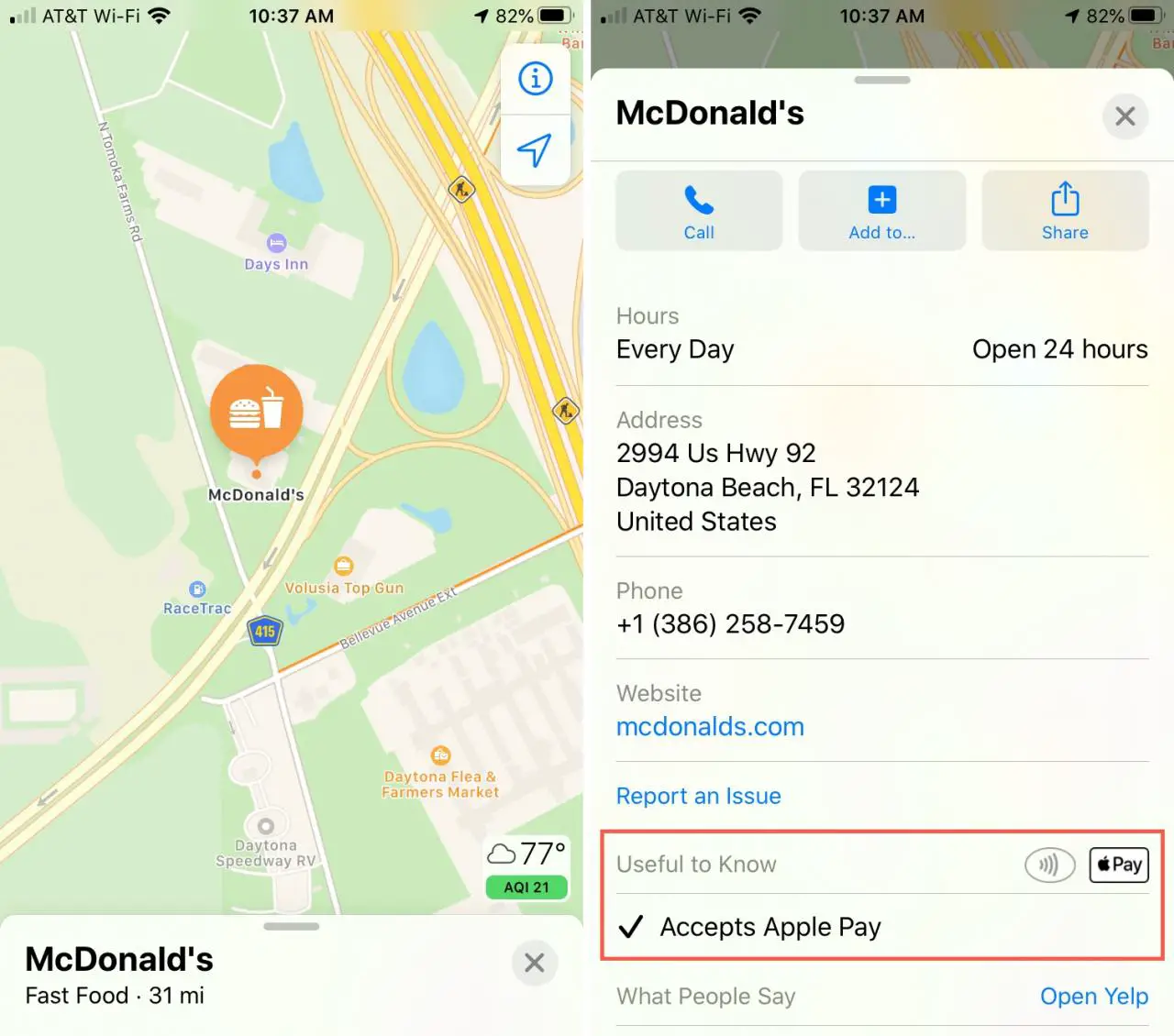 Karte Apple Pay iPhone erhalten