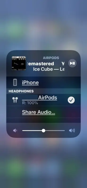 AirPods haben von einem anderen Apple-Gerät auf das aktuelle Gerät umgeschaltet