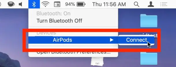 So ändern Sie AirPods von iPhone oder iPad auf Mac