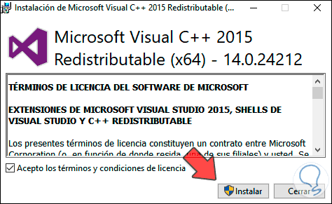 3-Installieren Sie Microsoft-Visual-C ++ neu. Png