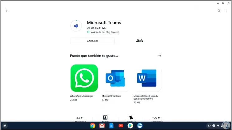 how to download microsoft teams app on chromebook