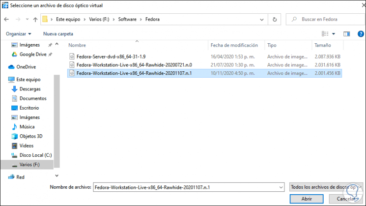 So installieren Sie Fedora 34 auf VirtualBox 11.png