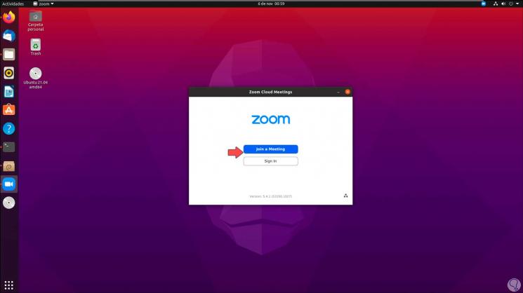 zoom install on ubuntu