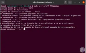 install filezilla ubuntu terminal