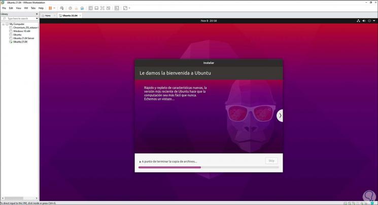 19, wie man Ubuntu 21.04 auf VMware Windows 10.jpg installiert