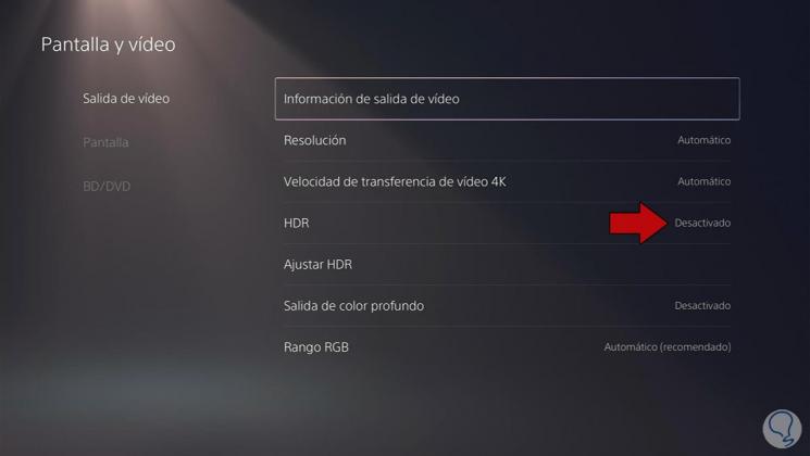 3 Passen Sie die HDR PS5-Einstellungen an und konfigurieren Sie sie. Ändern Sie die HDR PS5-Einstellungen.jpg