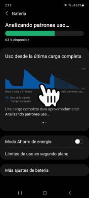 Batterieeinstellungen Samsung Galaxy Android 11