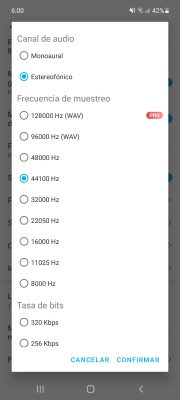 Super Recorder Android Audio Recorder Klangqualität