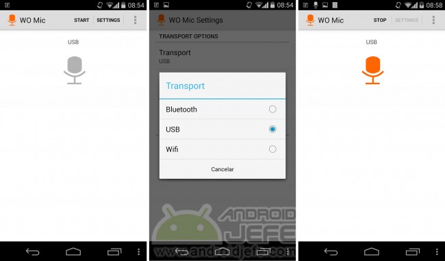 Verwenden Sie Android als Mikrofon wo mic App