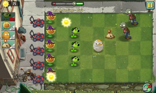Pflanzen-gegen-Zombies-2-Gameplay