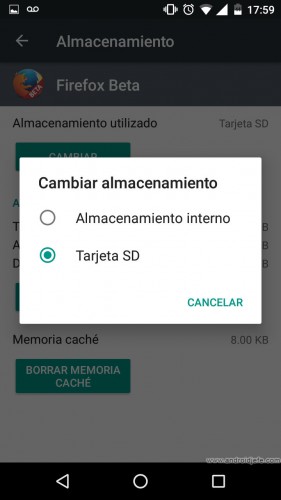 Android 6 Erhöhen Sie die Anwendung zum Verschieben des internen Speichers