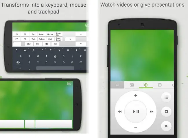 Android wie Maus und Tastatur Remote-Maus
