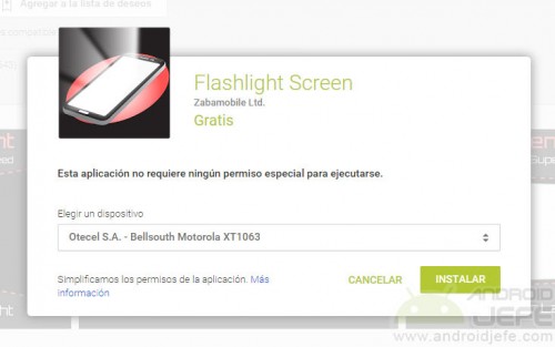 Android kein Flash-Bildschirm als Taschenlampe