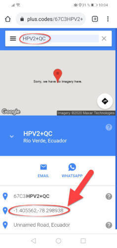 Koordinaten Google Maps Code Plus
