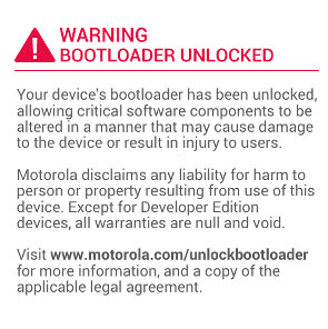 Bootloader-Moto-G-Warnung entsperren