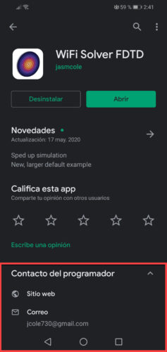 Geld-zurück-Android-Anwendung