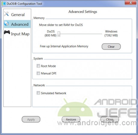 Duos installieren Android Windows Erweiterte Einstellungen