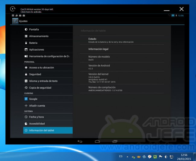 Duos installieren Android-Windows-Version