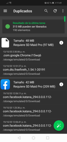 Entfernen Sie doppelte Dateien Android