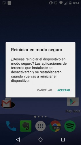 Entfernen Sie den Virus Safe Mode Android