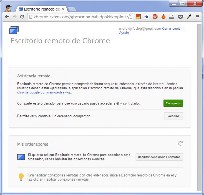 Chrome Remotedesktop 2
