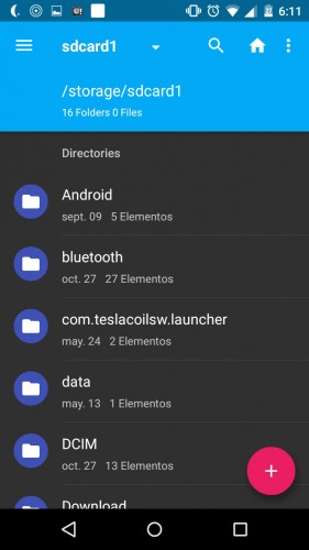 Überraschen Sie den Android-Datei-Explorer