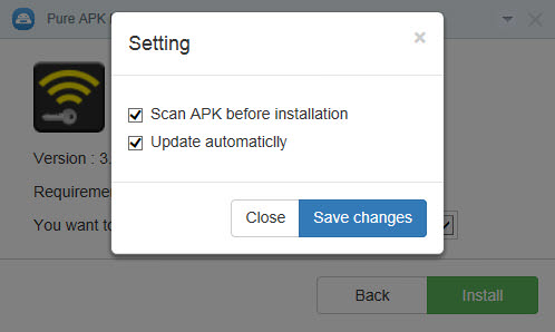 APK von PC-Einstellungen installieren