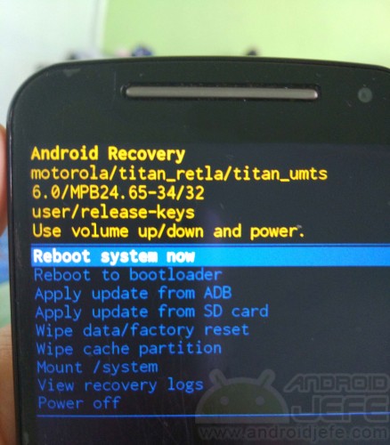 Android-Wiederherstellungsmodus