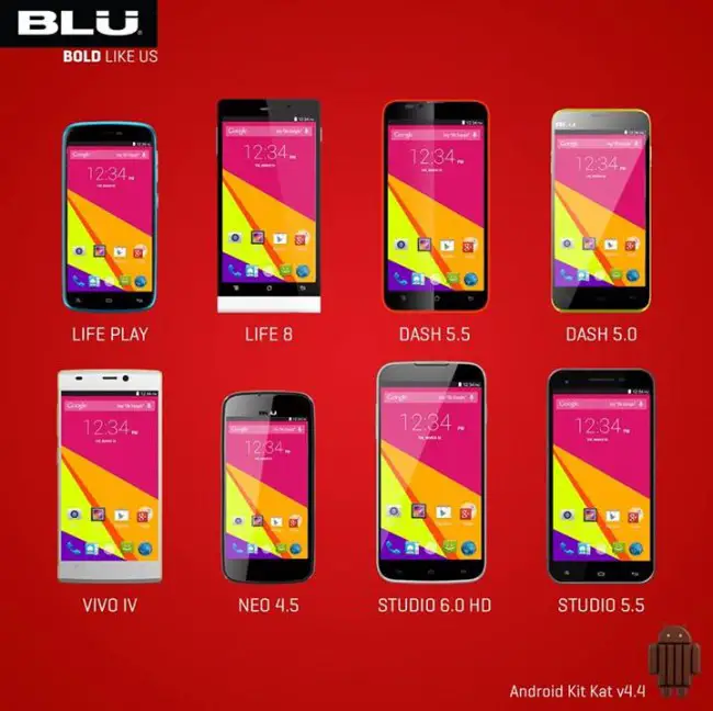 Handy Blu Android Kit Kat