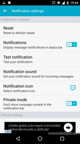 SMS-Android-Benachrichtigungen ausblenden