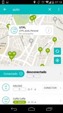 WLAN-Netzwerke Android-Entfernungsmesser
