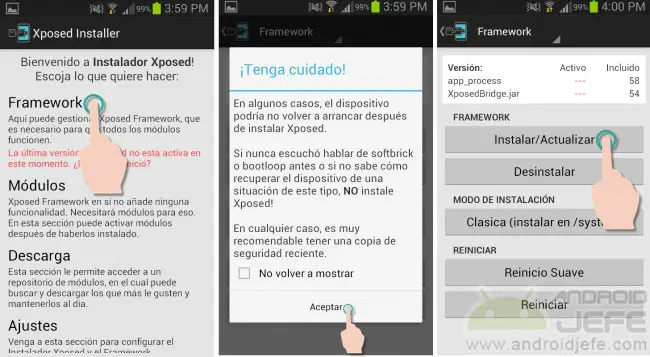 xposed-Framework, wie man es installiert