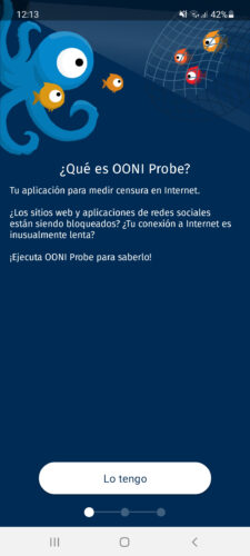 Ooni-Sonde Internetverbindungsstatus überprüfen Ooni-Sonde 1