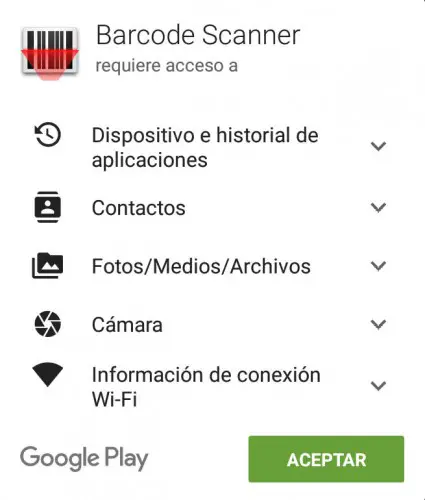 Anwendungen scannen QR-Codes Android