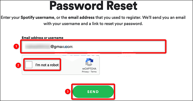 Passwort zurücksetzen.