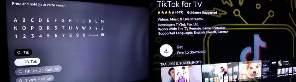 Laden Sie TikTok für Amazon Fire TV herunter.