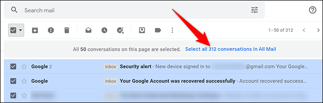 Alle Gmail-E-Mails löschen