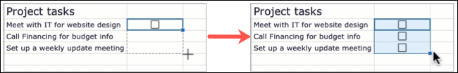 So können wir Checkbox Sheets hinzufügen