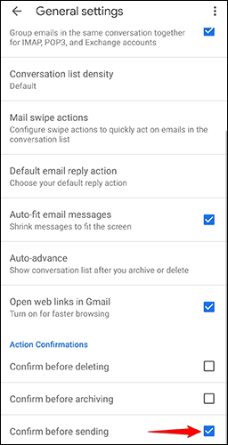 Vermeiden Sie das versehentliche Senden einer E-Mail in Gmail.