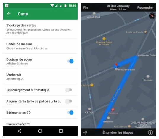 Aktivieren Sie den Nachtmodus von Google Maps auf Android