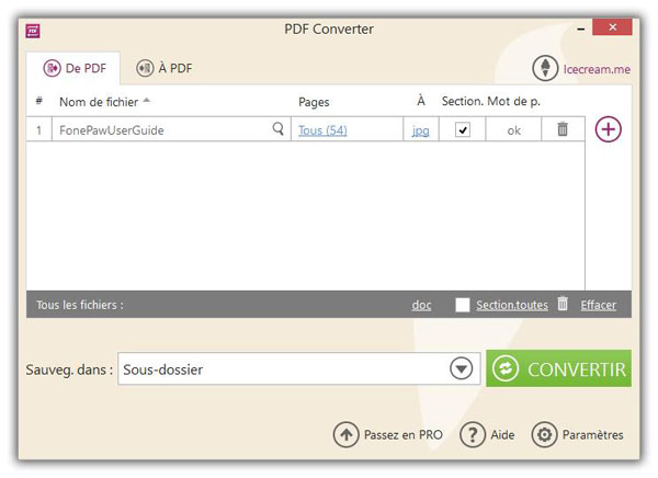 Konvertieren von PDF in JPG