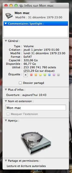 Dateiformat auf dem Mac