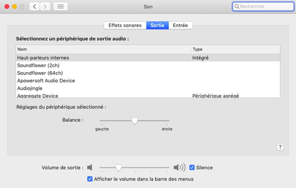 Überprüfe die Audioeinstellungen auf dem Mac