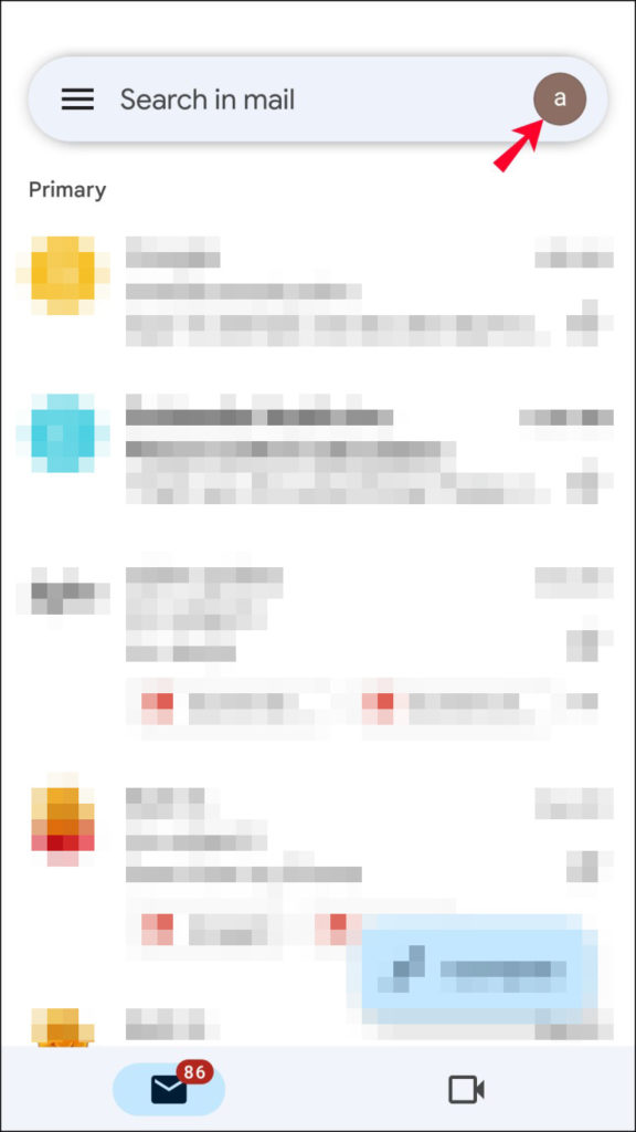Gmail-Profil.