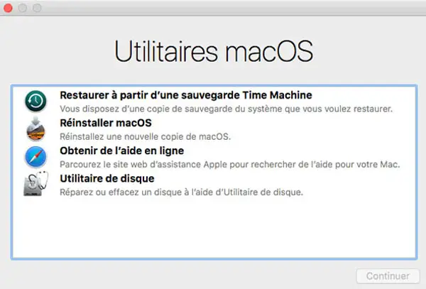 MacOS-Dienstprogramme