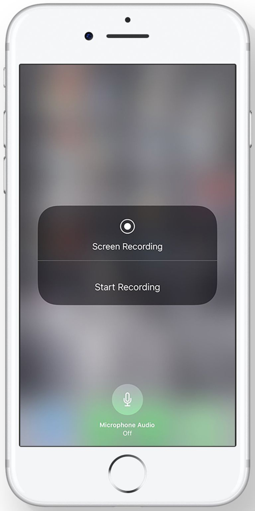 iOS 11 Bildschirmaufnahme