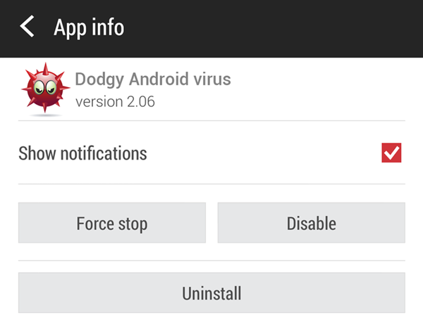 Informationen zur Android-Antivirus-App