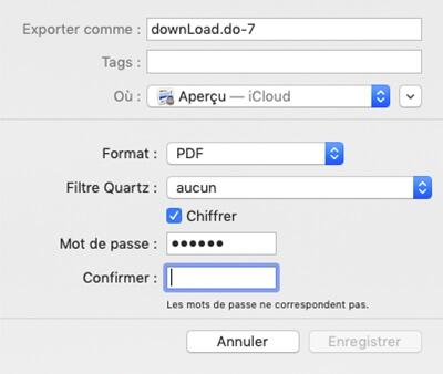 PDF-Datei auf dem Mac speichern
